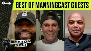 Tom Brady, LeBron James Top Stacked Manningcast Guest Lineups | MNF with Peyton and Eli