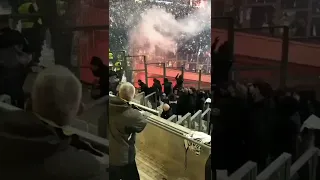 Olympique Marseille & PAOK Fans Clash at Europa Conference League