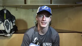 Avery Winslow, a defenseman from St. Pete Beach who was invited to the Tampa Bay Lightning prospect