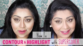 How To | Contour & Highlight With Cream Makeup / Nishi V