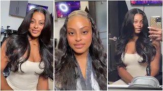 HOW TO LAY A 5X5 LACE CLOSURE | 2023 TECHNIQUES | CLOSURE SEW INS