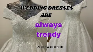 Amazing wedding dress techniques for new brides /top trending wedding dresses 2023/bridal gown