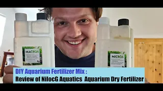 Mixing dry fertilizers for Aquarium plants | Review of NilocG Aquatics  Aquarium Dry Fertilizer