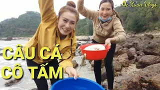 Tọa Nhị Kiều đi câu Cá Bống Biển.Thú vui miền sông nước.Ốc Xuân Vlogs.