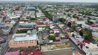 DJI MINI 2 | 4K Drone Flyover Capital Paramaribo in Suriname