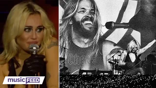 Miley Cyrus Cries During Tribute Performance For Taylor Hawkins