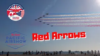 Red Arrows Final US Tour Airshow Friday Practice .. Great Pacific Airshow 2019 (4K)