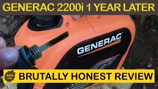 GENERAC GP2200i - BRUTALLY HONEST 1 YEAR REVIEW