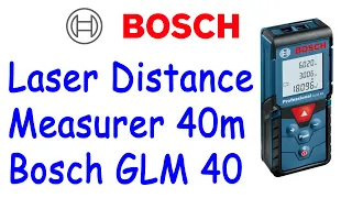 Bosch Laser Distance Measurer GLM 40 Professional #bosch #lasermeasure #lasertools