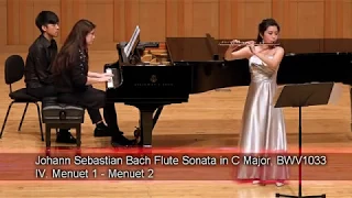 J.S.Bach Flute Sonata in C Major,BWV1033