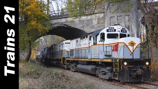 Chasing Delaware-Lackawanna PT-98 Over The Poconos & Through The Fall