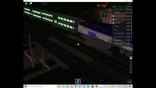 Metra train hits car!