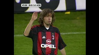 2001/02 UEFA-Cup, Semi Final. Borussia Dortmund vs AC Milan. Full Match (part 3 of 4).