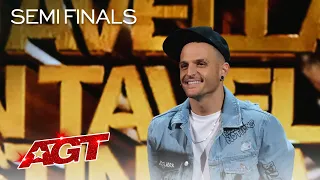 Magician Dustin Tavella Delivers an Amazing Reveal Using a Judge's X - America's Got Talent 2021