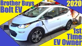 My Brother Buys A Chevy Bolt | 2020 Chevrolet Bolt EV Premier | First Time EV Owner