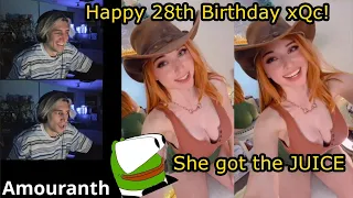 xQc Reacts to his 28th Birthday Video