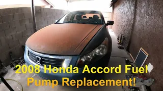 2008 Honda Accord Fuel Pump Replacement