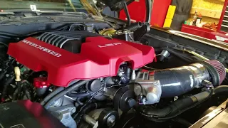 LSA Supercharger Upgrade Day 12 First start up. Click link in comments for fix
