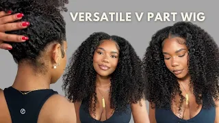 I Left My V Part Wig On For 2 Weeks Straight! VERSATILE V PART WIG INSTALL Minimal Leaveout Ft Unice