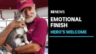 Oli the cat completes Sydney to Hobart yacht race | ABC News