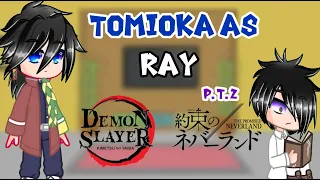 II•Hashiras react to Tomioka's past as Ray from tpn•II• P.t 2🥀