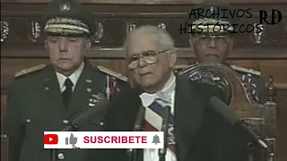 ÚLTIMO DISCURSO DEL DR. JOAQUÍN BALAGUER, EXPRESIDENTE DE LA REPÚBLICA DOMINICANA 1996 2/2