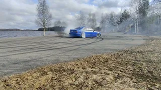 E39 530d hardcut and burnout #bmw #m57 #burnout #hardcut