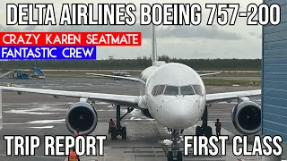 [TRIP REPORT] Delta Airlines Boeing 757-200 (FIRST CLASS) Nassau (NAS) - Atlanta (ATL)