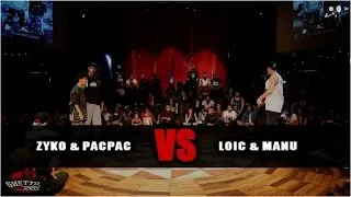 Zyko & Pacpac VS Loic & Manu | step 1 (clash) - GS FUSION CONCEPT WORLD FINAL | HKEYFILMS
