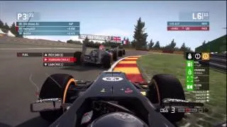 F1-2013 Spafrancorchamps-On Board Race Replay PS3