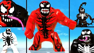 VENOM & CARNOM VS CARNAGE AND ANTI VENOM - EPIC BATTLE Lego Game