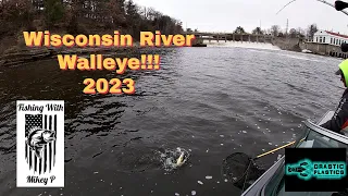 1st Open Water Walleye Trip of 2023 WI River