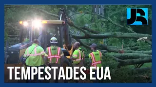 Nos EUA, tempestades provocam 21 mortes no fim de semana e devem voltar a atingir o país