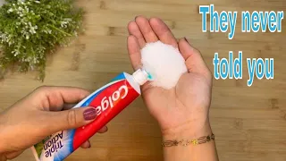 mix salt with toothpaste  and the result will surprise you