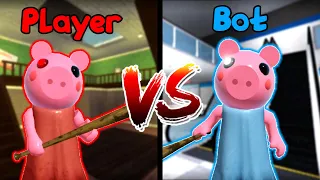 Player vs Bot in Roblox Piggy