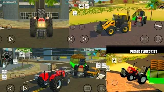 Eicher tractor game video vs jcb machin tochan high quality power 70hp engine this jcb machin tochan