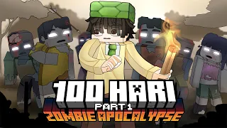 100 Hari di Minecraft tapi Zombie Apocalypse (Part 1)