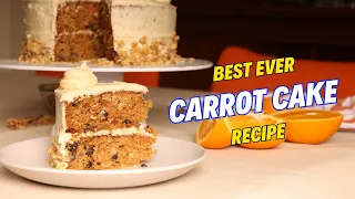 BEST EVER CARROT CAKE | Buttermilk Carrot Cake with Browned Butter Cream Cheese Frosting