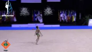 Salome Phajava - GEO - Arco (Hoop) - Qualification - WC of Lisbon 2013