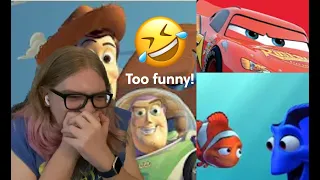 TOY STORY, CARS, and FINDING NEMO Censored [REACTION] (Try Not to Laugh)