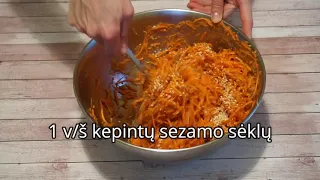 Morkų salotos / Korėjietiškos morkos / Carrot salad / Korean carrots