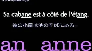 フランス語の発音練習　鼻母音 vs 口母音+鼻子音N　短い文