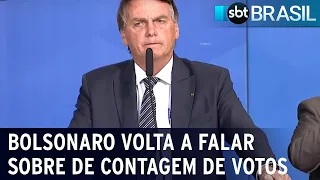 Bolsonaro fala em apuração paralela dos votos das eleições | SBT Brasil (28/04/22)