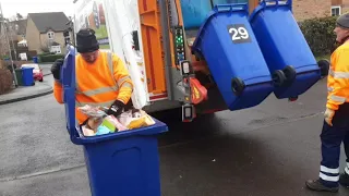 Blue bin 29 Part 2, Green bin 28 and Food bin 14