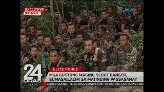 Exclusive: Mga gustong maging Scout Ranger, sumasailalim sa matinding pagsasanay