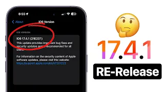 iOS 17.4.1 Re-Released - What You Need To Know!