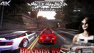 NFS MOST WANTED [REMASTERED] 4k- Blacklist #8(jewels) Challenge Race...