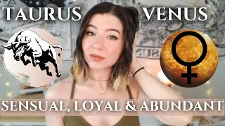 VENUS in TAURUS Woman & Man♉TAURUS VENUS in Love & Creation🌹 Venus in Astrology