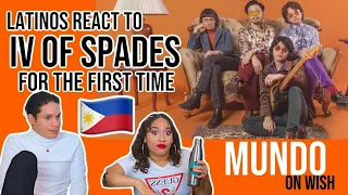 Latinos react to IV of Spades  perform "Mundo" LIVE on Wish 107.5 Bus | FIRST TIME REACTION
