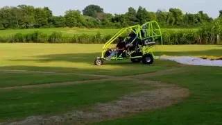 My First Powered Parachute Flight - Takeoff